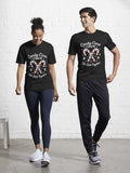 Christmas Candy Cane Heart Holiday Family Matching Pajama Active T-Shirt | Premium Unisex T-Shirt, Trending Graphic Tee