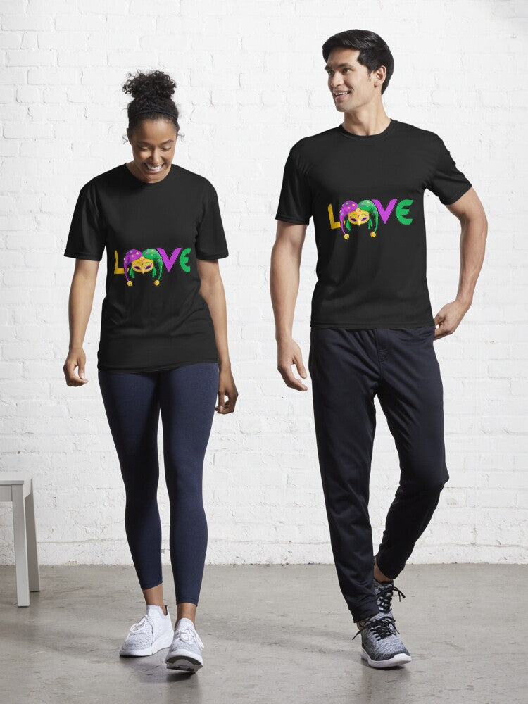 I Love Mardi Gras Mardi Gras Parade 2022 Active T Shirt T Shirt Cute Design