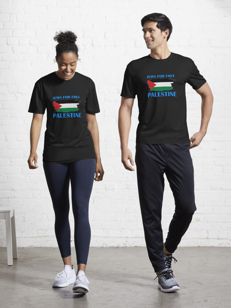 Jews For Free Palestine Support Equal Rights And Peace In Palestine Active T Shirt T Shirt Minimal Style
