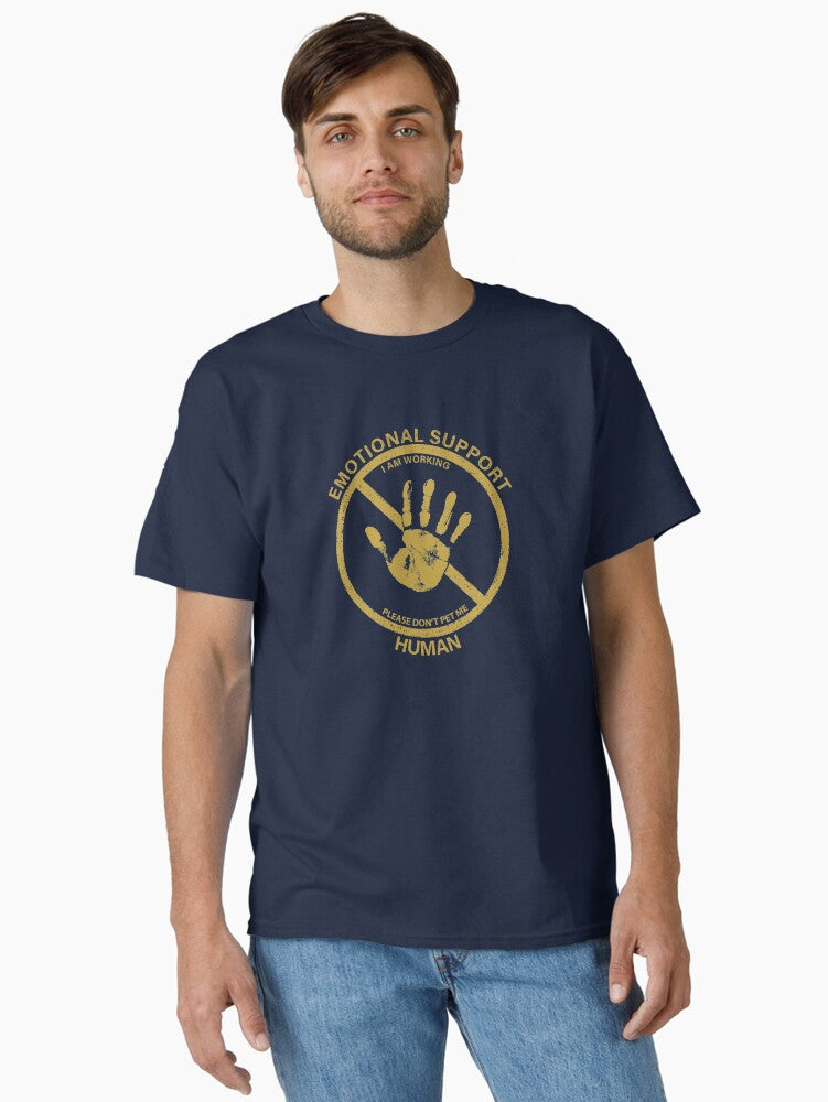 Service Animal Emotional Support Human Classic T Shirt T Shirt Minimal Style
