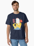 Lunar New Year 2023 Golden Koi Fish Rabbit Great Wave Classic T-Shirt | Premium Unisex T-Shirt, Trending Graphic Tee
