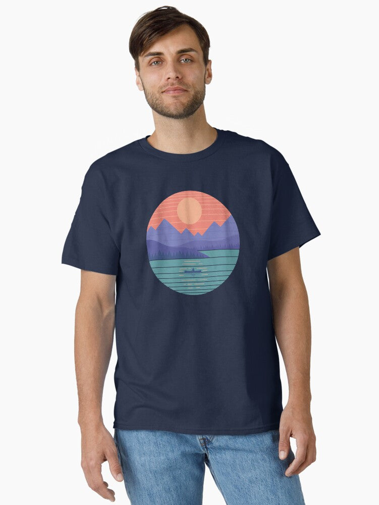 Peaceful Reflection Classic T-Shirt | Graphic T-Shirt for Unisex