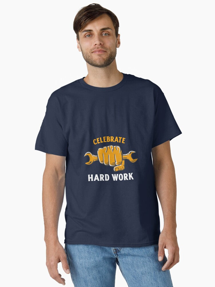 Celebrate Hard Work Design with Spanner in Fist – Bold Worker Tribute Artwork