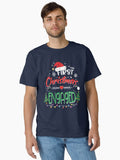 Our First Christmas Engaged Funny 1st Christmas Matching Couple Gift Ideas for Newlyweds Mr and Mrs Classic T-Shirt | Premium Unisex T-Shirt, Trending Graphic Tee