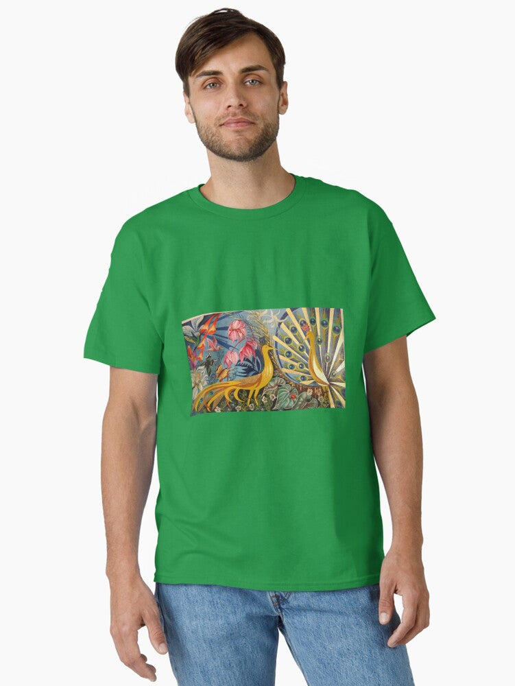 Peacock Bird Anna Zucco Fine Art Classic T-Shirt | Graphic T-Shirt for Unisex