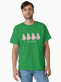 Oh Christmas Tree Cake VIntage Funny Family Holiday Xmas 2 Classic T-Shirt | Premium Unisex T-Shirt, Trending Graphic Tee