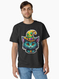 Mardi Gras Green Cat Classic T Shirt T Shirt Premium Print