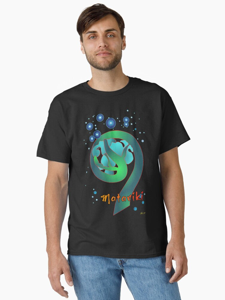 Matariki - the Rising of The Pleiades Classic T-Shirt | Premium Unisex T-Shirt, Trending Graphic Tee