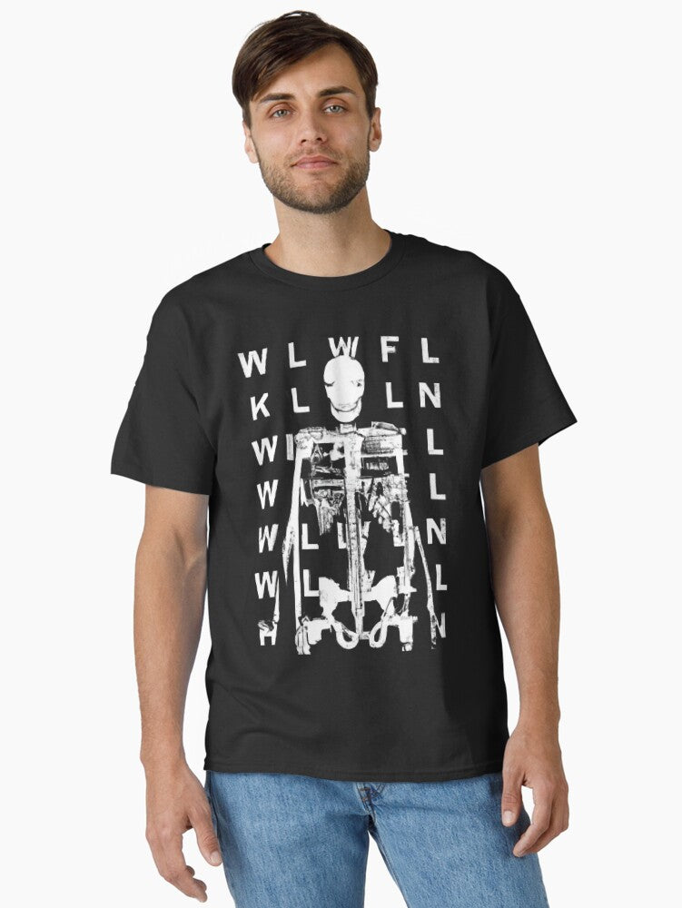 Skeleton with Text Abstract Text Art Classic T-Shirt | Premium Unisex T-Shirt, Trending Graphic Tee