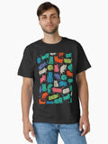 Cool Cats Funny cute colorful pet design Classic T-Shirt | Graphic T-Shirt for Unisex
