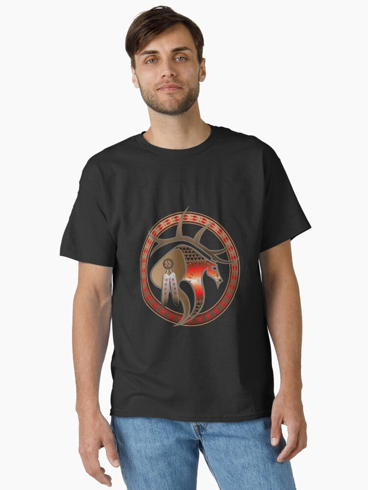 Hehaka Elk Classic T-Shirt | Graphic T-Shirt for Unisex