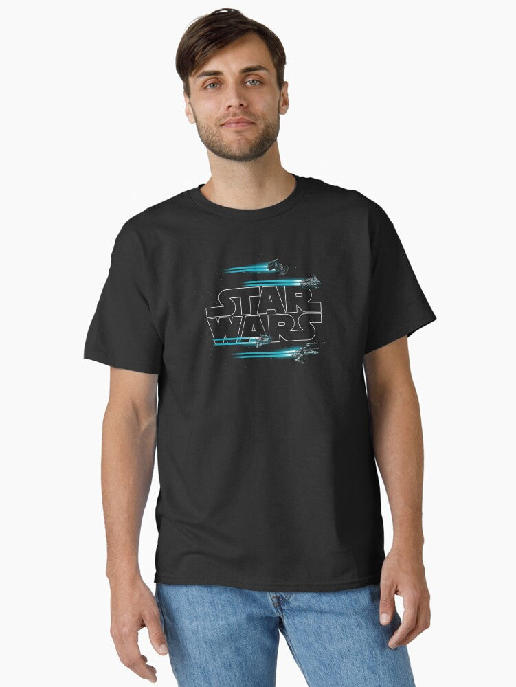 Galaxy Plane Classic T-Shirt | Premium Unisex T-Shirt, Trending Graphic Tee