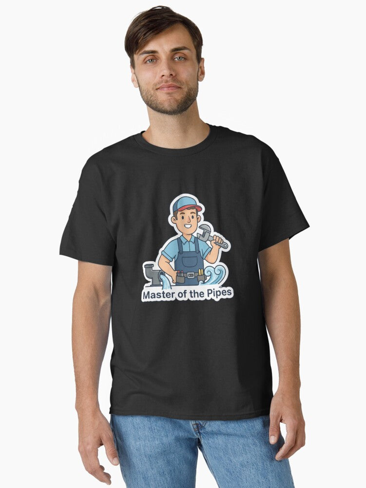 Master of the Pipes – Funny Plumber Sticker & Plumbing Technician Design