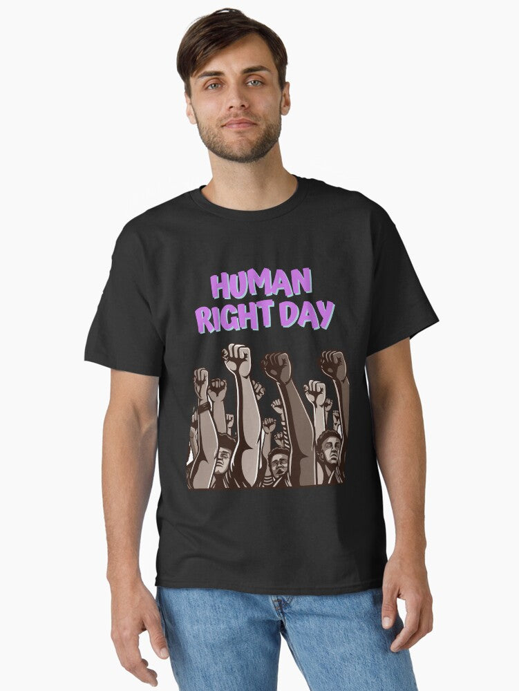 Human Rights Day Classic T Shirt T Shirt Premium Print