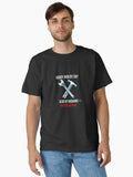 Handy man by day hero my morning blue collar pride shirt