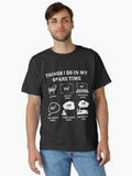 Things I Do In My Spare Time Cow Lover Farmer Cows Gifts Classic T-Shirt | Premium Unisex T-Shirt, Trending Graphic Tee