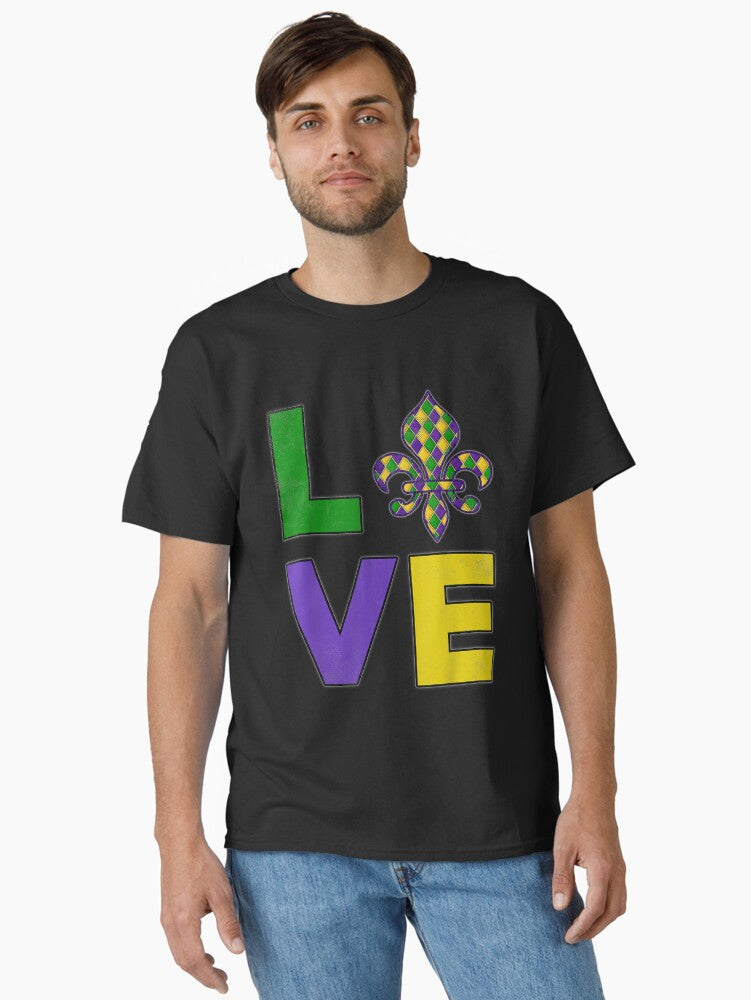 I Love Mardi Gras Mardi Gras For Girls Classic T Shirt T Shirt Limited Vibe