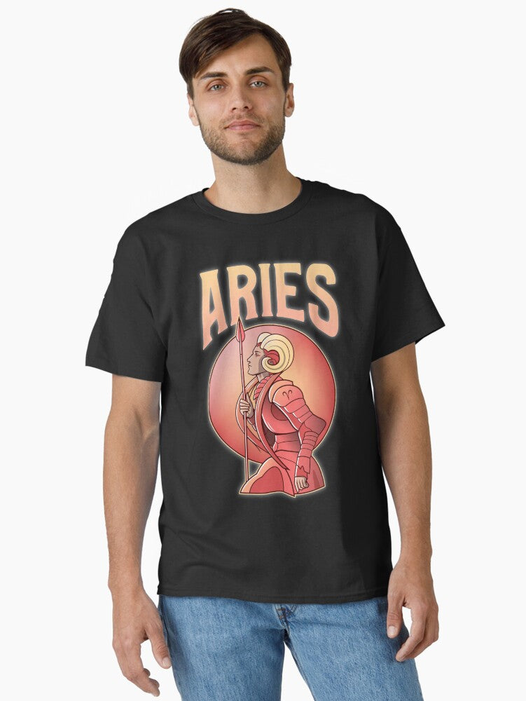 Aries Horoscope Sign Design Classic T-Shirt