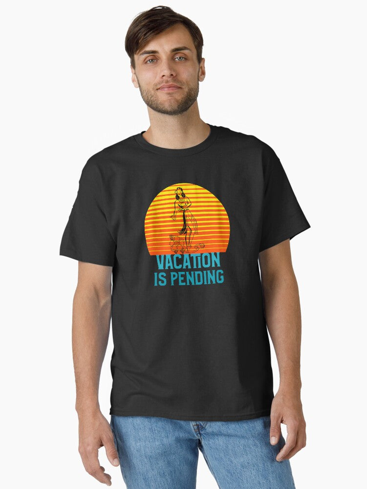 Retro sunset style vintage vacation is pending Classic T-Shirt | Graphic T-Shirt for Unisex