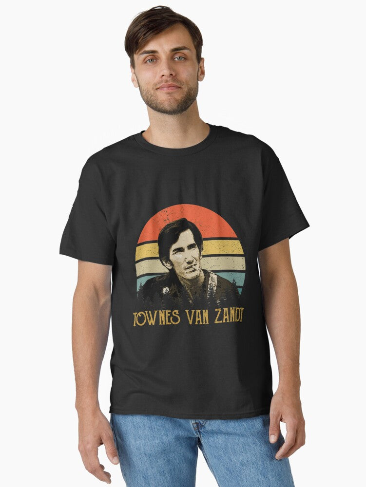 Townes Van Zandt Retro Shirt Classic T-Shirt | Premium Unisex T-Shirt, Trending Graphic Tee