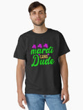 Funny Mardi Gras Dude 2022 Purple Lucky Tree 1 Classic T Shirt T Shirt Limited Vibe