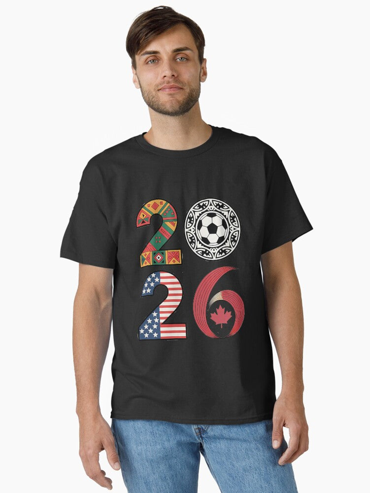 2026 Football Countries Design Usa Canada Mexico Inspired Classic T-Shirt