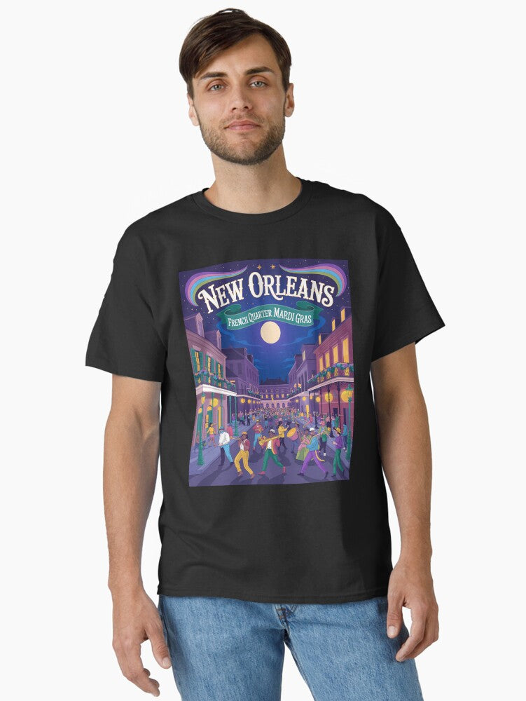 New Orleans Nola Mardi Gras Carnival 2025 Retro Nawlins Classic T Shirt T Shirt Gift Ready