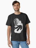 Cool design microphone Classic T-Shirt | Graphic T-Shirt for Unisex
