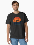 Retro style vintage sun unspeaking Classic T-Shirt | Graphic T-Shirt for Unisex