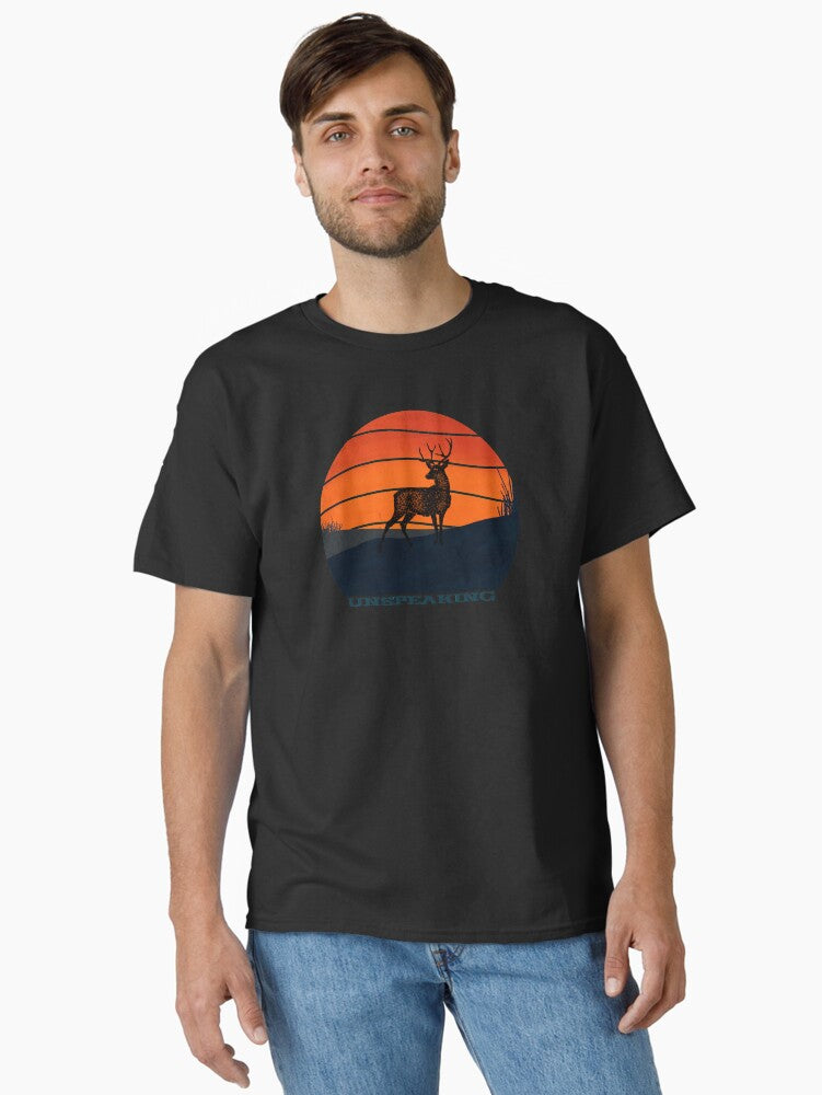 Retro style vintage sun unspeaking Classic T-Shirt | Graphic T-Shirt for Unisex