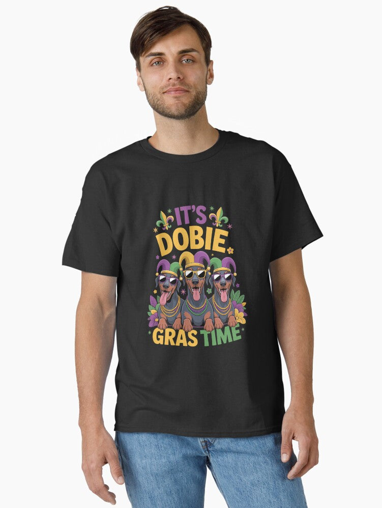 Mardi Gras It S Dobie Grastime Mardi Gras Classic T Shirt T Shirt Premium Print