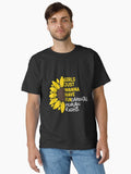 Girls Just Wanna Have Fundamental Rights Sunflower Feminist Roe V Wade Pro Choice Abortion 1973 Repr Classic T S T Shirt