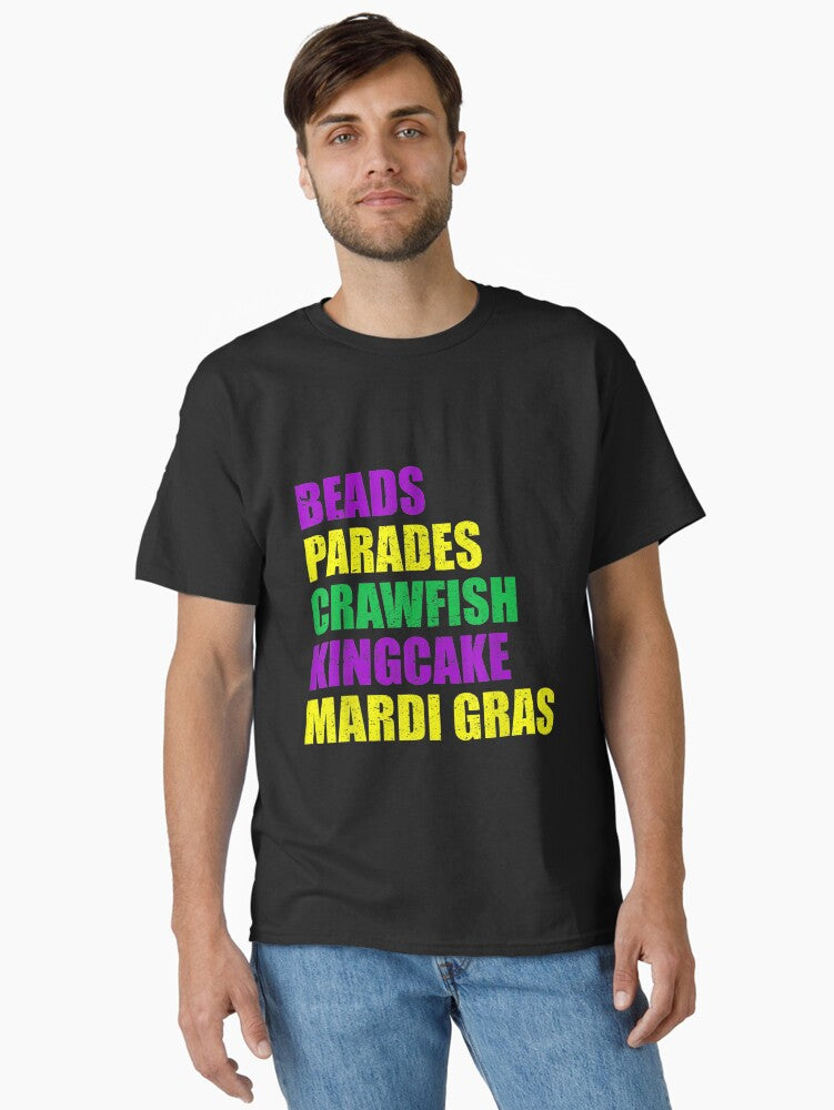 Womens Mardi Gras Mardi Gras Clothing For Men Classic T Shirt T Shirt Premium Print