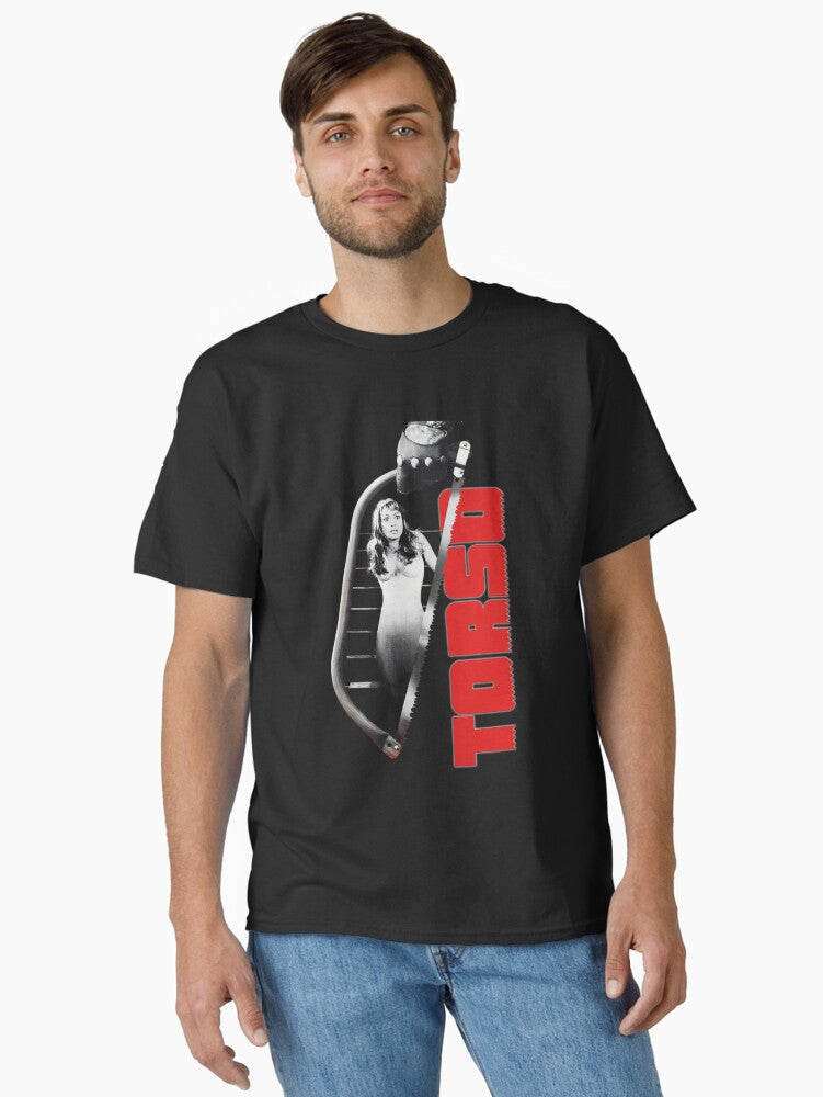 TORSO 1973 Slasher HORROR MOVIE Design VHSGasm Horror VHS BEST SELLING Limited Edition Perfect Gift For You And Friends Classic T-Shirt | Premium Unisex T-Shirt, Trending Graphic Tee
