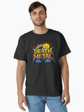 Colorful Death Metal Logo Funny Parody Design Classic T-Shirt | Graphic T-Shirt for Unisex