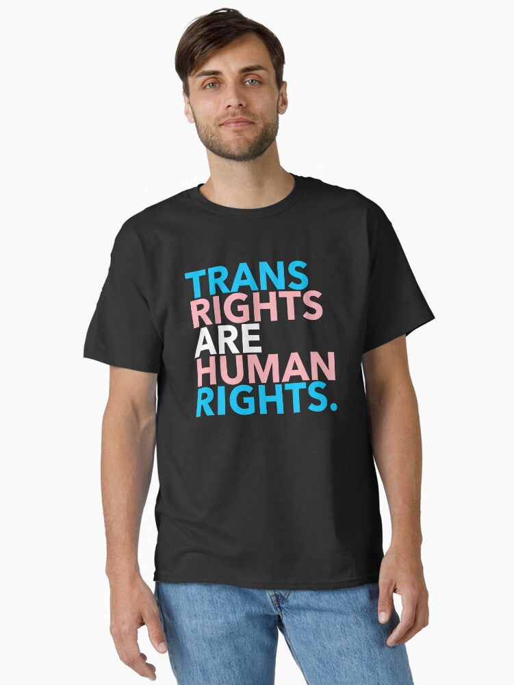 Trans Rights Are Human Rights 2 1 Classic T Shirt T Shirt Premium Print
