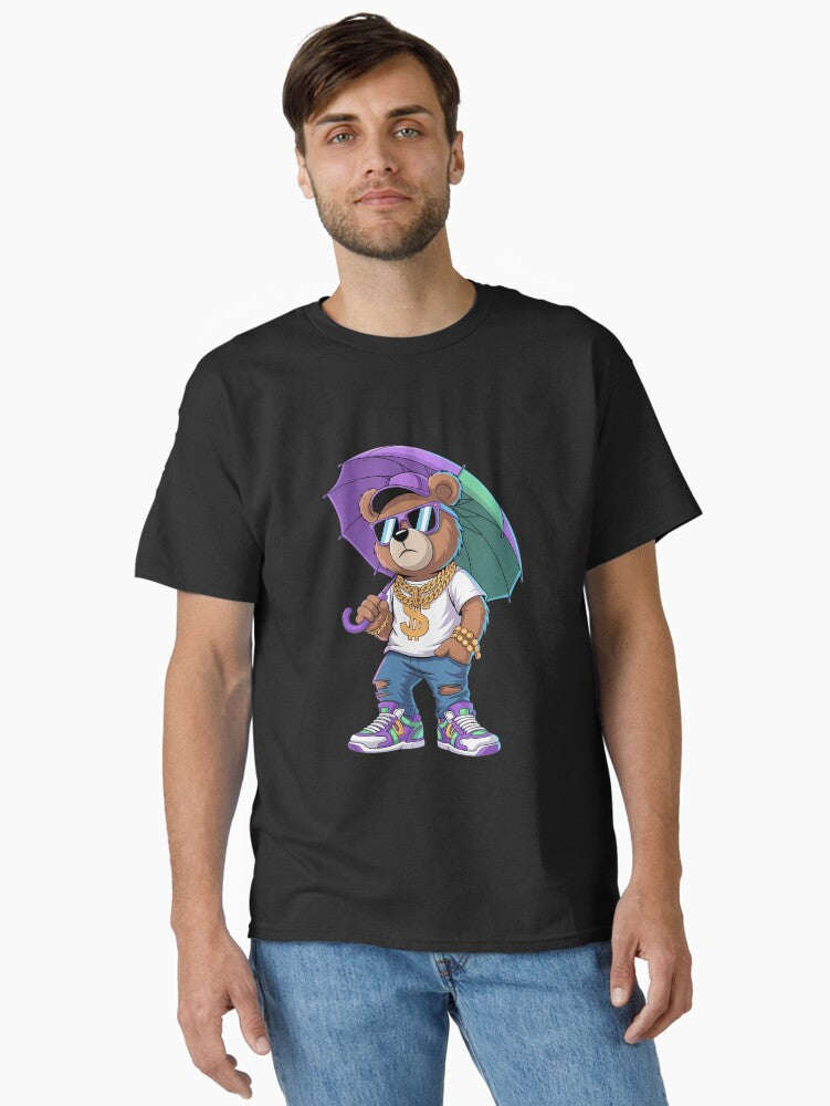 Mardi Gras Hip Hop Bear New Orleans Classic T Shirt T Shirt Minimal Style