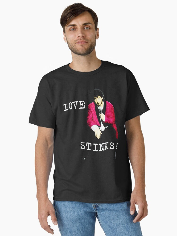 1998 the wedding singer Vintage LOVE STINKS Classic 90's Pop Culture Adam Sandler Gift For Fans For Men and Women Gift Halloween Day Thanksgiving Christmas Day Classic T-Shirt | Premium Unisex T-Shirt, Trending Graphic Tee