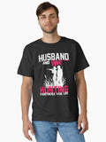 Husband and Wife Hunting Partners for Life - Funny Dad T-Shirt