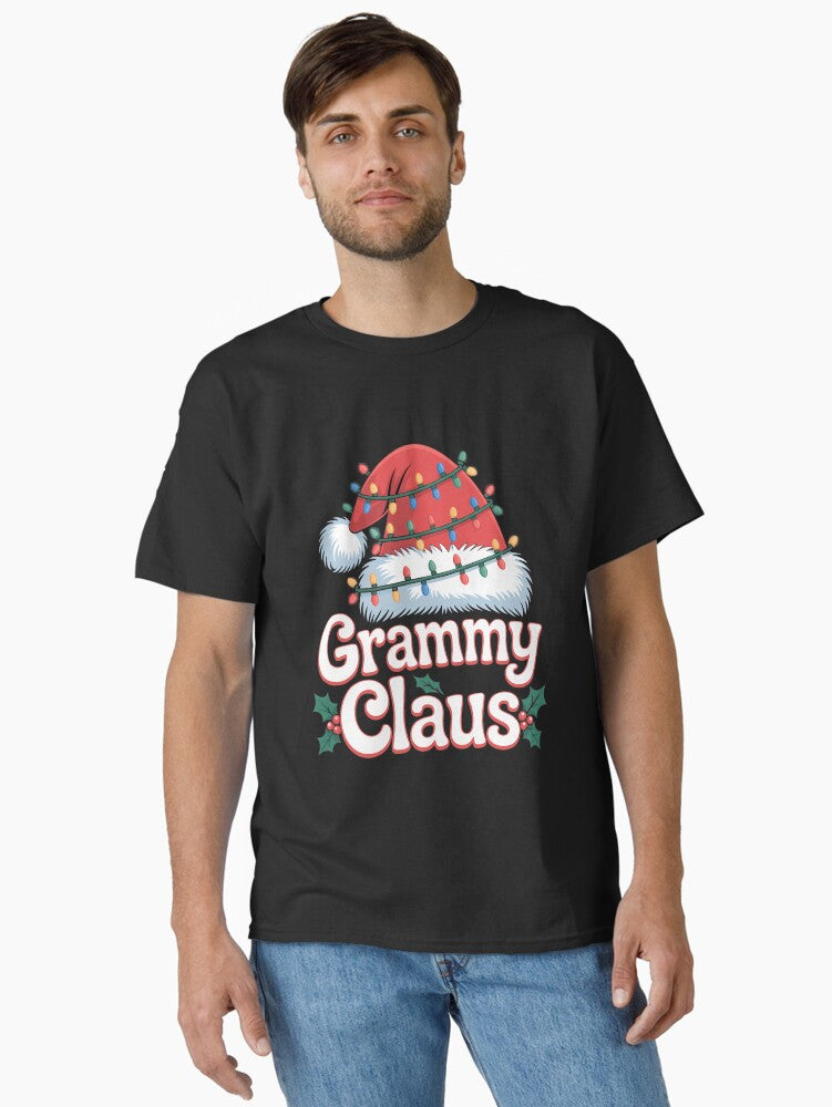 Grammy Claus Xmas Santa Matching Family Christmas Pajamas Classic T-Shirt | Premium Unisex T-Shirt, Trending Graphic Tee