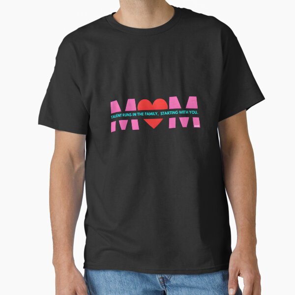 Mom Heart Typography – Mother’s Day Gift Classic T-Shirt for Sale by EzzX