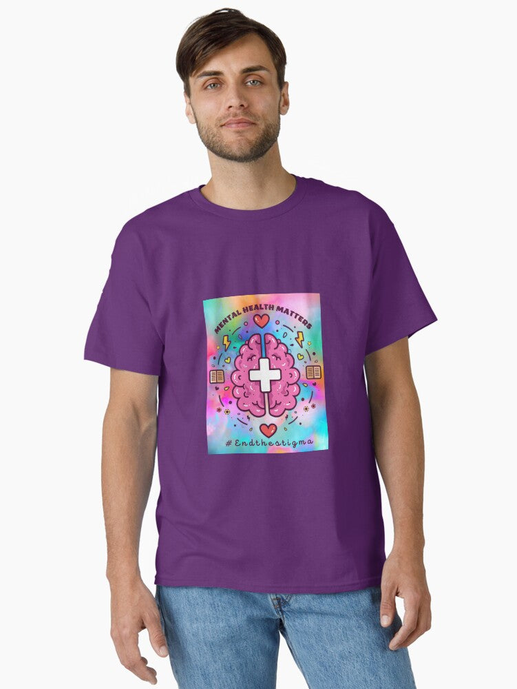 End the Stigma, Mental Health Matters, Mental Awareness Gift T-T-Shirt