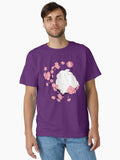 Year of the Rabbit 2023 - Cherry Blossom Purple Classic T-Shirt | Premium Unisex T-Shirt, Trending Graphic Tee