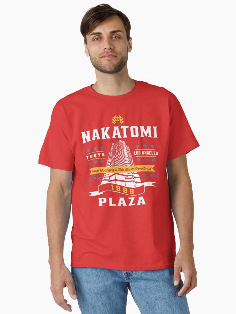 Nakatomi Building Die Hard Classic T-Shirt | Premium Unisex T-Shirt, Trending Graphic Tee