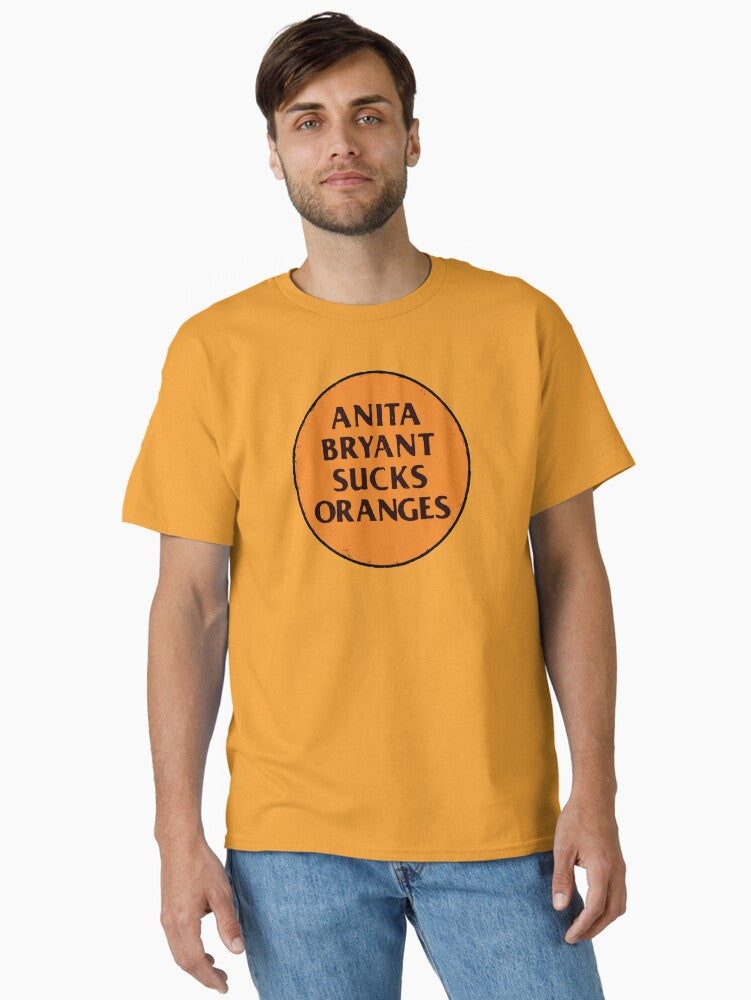 Retro 1977 Lgbt Protest Slogan Anita Sucks Classic T Shirt T Shirt Cute Design
