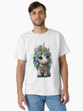 Mardi Gras Unicorn Classic T Shirt T Shirt Everyday Wear