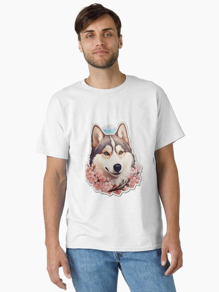 Shikoku Dog // Shikoku // Shikoku Dog Puppy // Cute Shikoku, Flowers Journaling T-Shirt