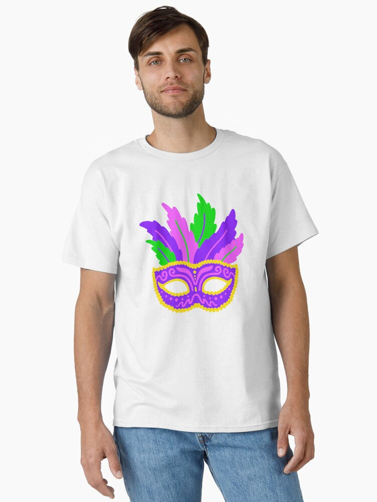 Mardi Gras Mask Classic T Shirt T Shirt Cute Design
