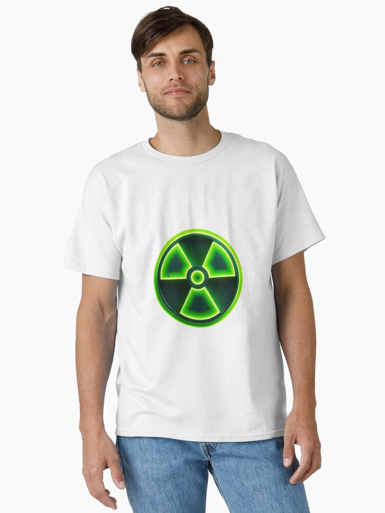 Neon Green Radiation Sign Classic T-Shirt | Premium Unisex T-Shirt, Trending Graphic Tee