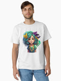 Mardi Gras Cute Girl Classic T Shirt T Shirt Limited Vibe